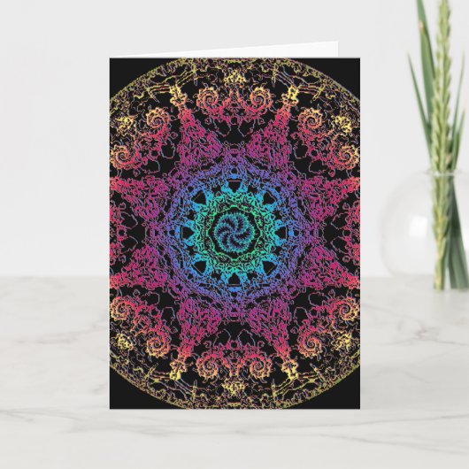 Kala Chakra Mandala Kaart (Voorkant)
