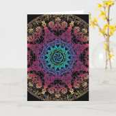 Kala Chakra Mandala Kaart (Gele Bloem)