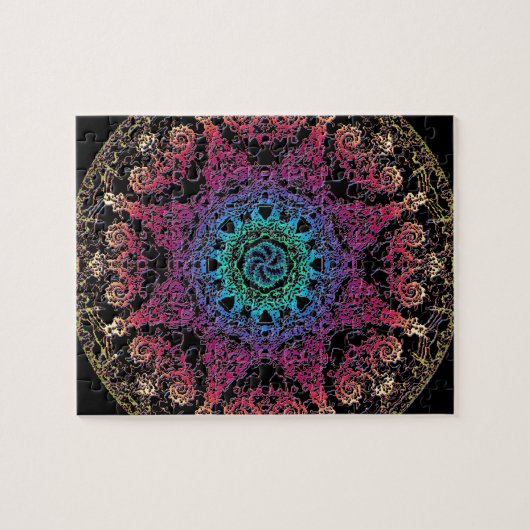 Kala Chakra Mandala Legpuzzel (Horizontaal)