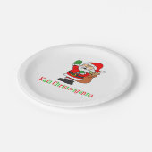 Kala Christougenna Griekse kerstkerstkerstkerstker Papieren Bordje (Gekanteld)