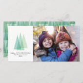 Kala Christouyenna Grieks Kerstmis moderne boom Feestdagenkaart (Voorkant / Achterkant)