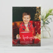 Kala Christouyenna Grieks Kerstmis verticaal foto Feestdagenkaart (Staand voorkant)