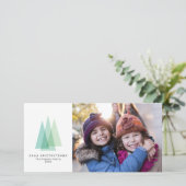 Kala Christouyenna Griekse kerstboom Feestdagenkaart (Staand voorkant)