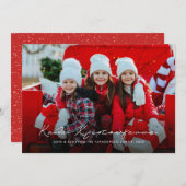 Kala Christouyenna horizontaal Grieks Feestdagenkaart (Voorkant / Achterkant)