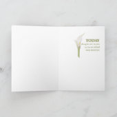 Kala Lily, zuster Kaart (Binnen)