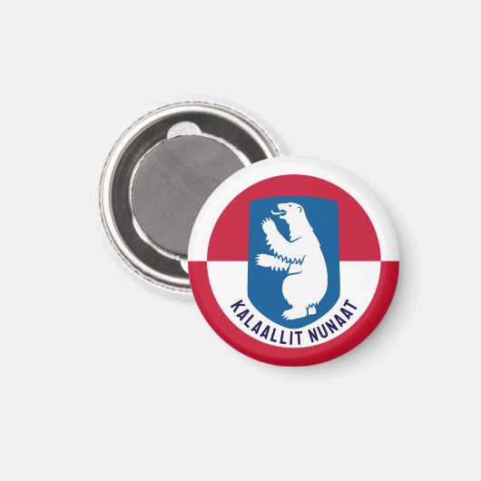 Kalaallit Nunaat Magneet (Voorkant / Achterkant)