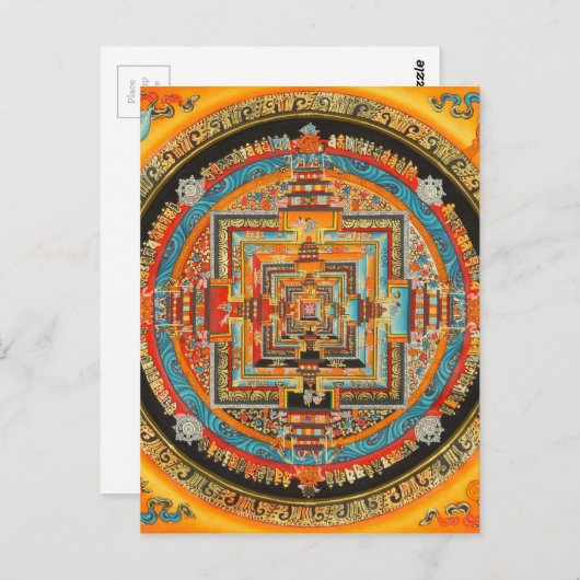 KALACHAKRA ESOTERIC MANDALA III BRIEFKAART (Voorkant / Achterkant)