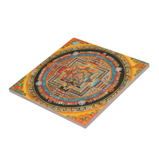 KALACHAKRA ESOTERIC MANDALA III TEGELTJE (Zijkant)