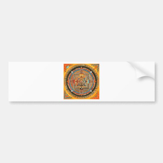 KALACHAKRA ESOTERISCHE MANDALA III BUMPERSTICKER (Voorkant)