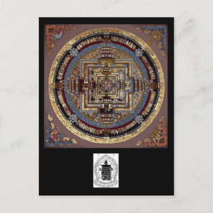 Kalachakra Mandala A Briefkaart