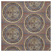 Kalachakra Mandala A Fabric Stof (Swatch)