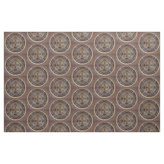 Kalachakra Mandala A Fabric Stof (Fat Quarter)