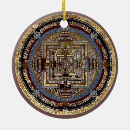 Kalachakra Mandala A Ornament (Achterkant)