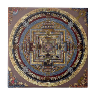 Kalachakra Mandala A Tile Tegeltje