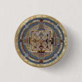 Kalachakra Mandala B Button (Voorkant)