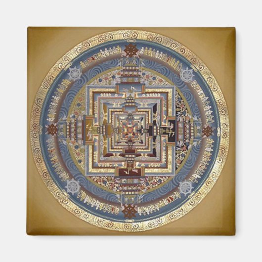 Kalachakra Mandala B magneet (Voorkant)