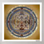 Kalachakra Mandala B Poster (Voorkant)