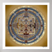 Kalachakra Mandala B Poster (Voorkant)