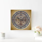 Kalachakra Mandala B Wall klok (Huis)
