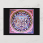 Kalachakra Mandala Briefkaart (Voorkant)