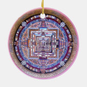 Kalachakra Mandala Keramisch Ornament (Achterkant)