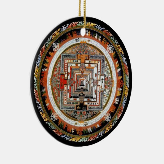 Kalachakra Mandala Keramisch Ornament (Rechts)