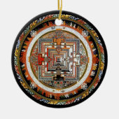 Kalachakra Mandala Keramisch Ornament (Voorkant)