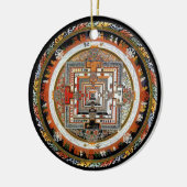 Kalachakra Mandala Keramisch Ornament (Links)