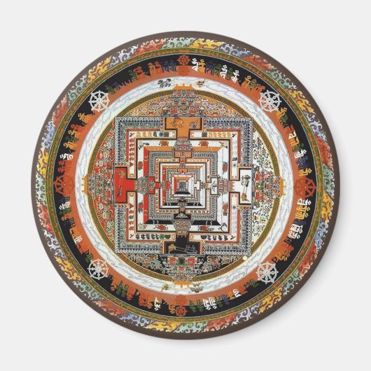 Kalachakra Mandala Magneet (Voorkant)
