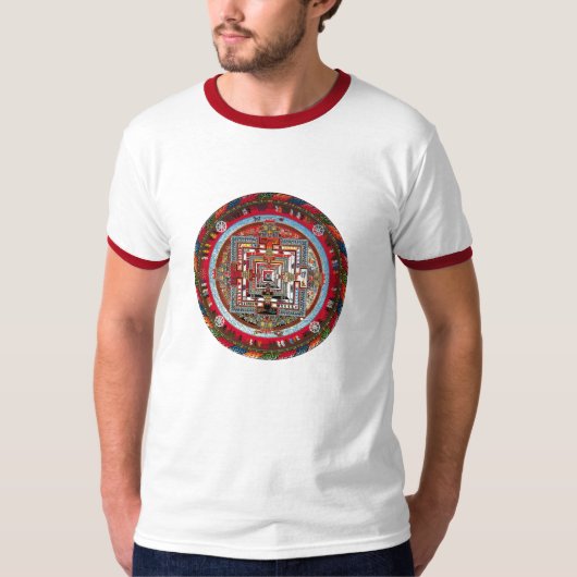 kalachakra mandala - mannen t-shirt (Voorkant)