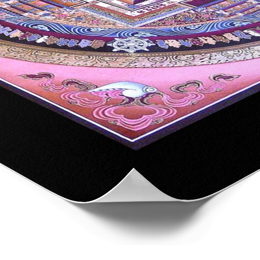 Kalachakra Mandala Poster (Hoek)