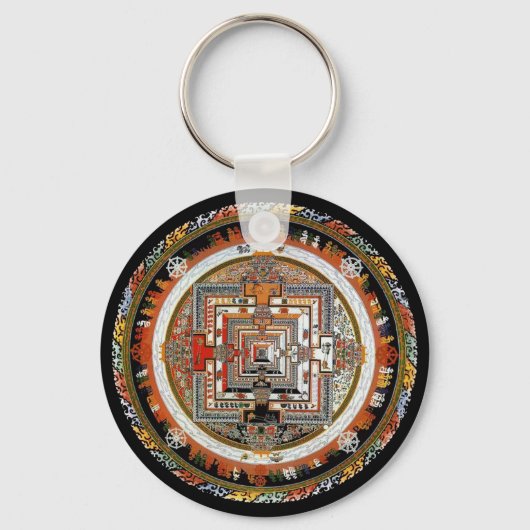 Kalachakra Mandala Sleutelhanger (Voorkant)