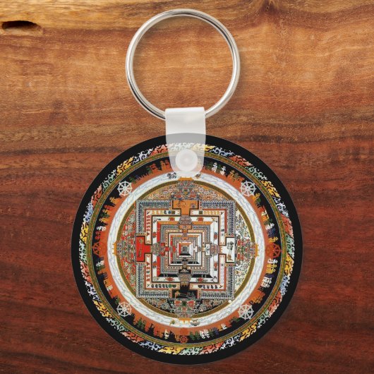 Kalachakra Mandala Sleutelhanger (Voorkant)