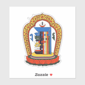 Kalachakra Mantra Mandala Boeddhistisch Sticker