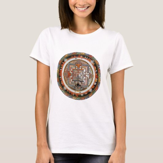 Kalachakra Sand Mandala T-shirt (Voorkant)