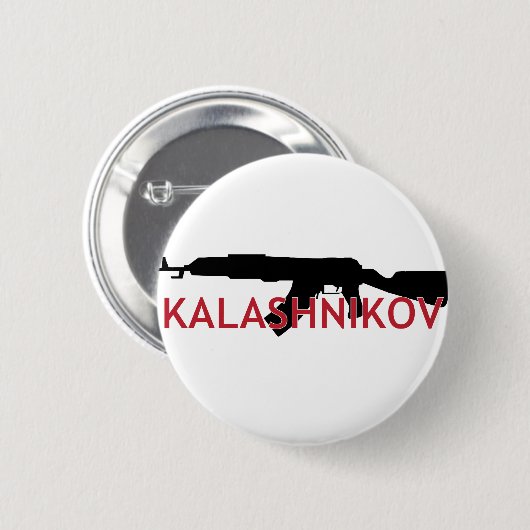 **KALACHNIKOV** RONDE BUTTON 5,7 CM (Voorkant /achterkant)