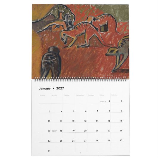 Kalahari Wildlife - Agenda Kalender (Jan 2027)