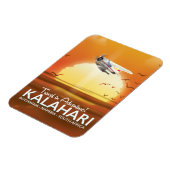 Kalahari Woestijn Avonturen reisposter Magneet (Linkerzijde)