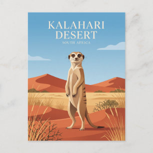 Kalahariwoestijn Zuid-Afrika Briefkaart