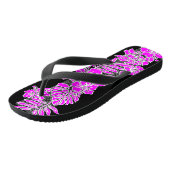Kalaheo Hawaiian Hibiscus Tapa Magenta Teenslippers (Schuin)