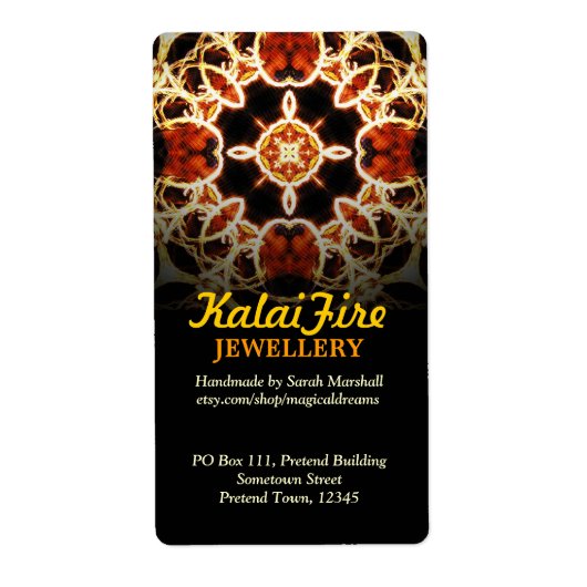 KalaiFire Jewelry Geometric Art Label (Voorkant)