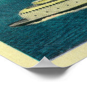 Kalakala Ferry, Puget Sound, Olympisch gebergte Poster (Hoek)