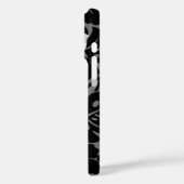 Kalakaua Border Hawaiian Hibiscus Black Case-Mate iPhone Case (Achterkant / Links)