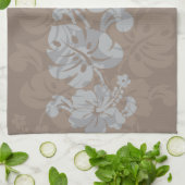 Kalakaua Hawaiian Hibiscus Border KL302 Theedoek (Gevouwen)