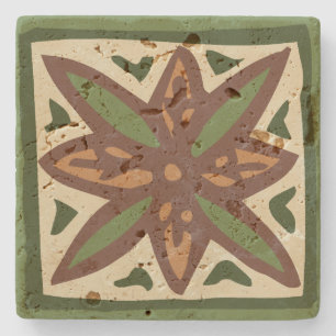 Kalakaua Hawaiian Tropische Tapa KL301 Stenen Onderzetter