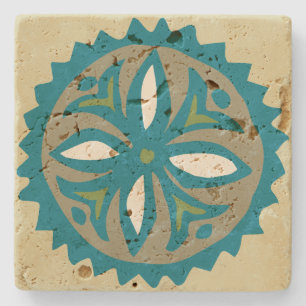 Kalakaua Hawaiian Tropische Tapa KL303 Stenen Onderzetter