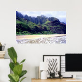Kalalau Beach Print (Thuiskantoor)