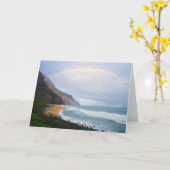 Kalalau Beach Rainbow Kaart (Gele Bloem)
