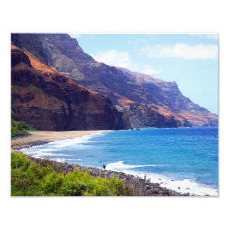 Kalalau Fishermen Foto Afdruk