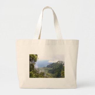 Kalalau Lookout-ontwerp Grote Tote Bag